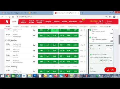 The Sportybet 'Flexibet Option' .